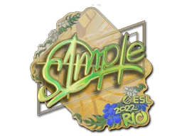 印花 | s1mple（全息）| 2022年里约热内卢锦标赛