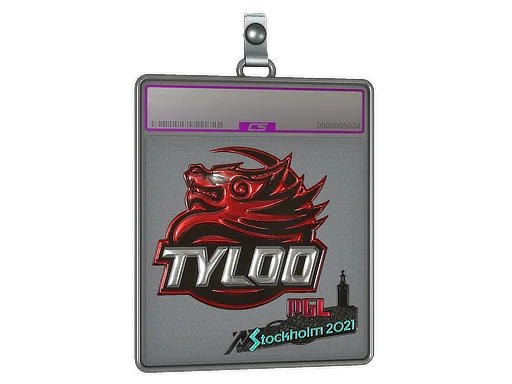 Placa de pegatinas | Tyloo (reflectante) | Estocolmo 2021