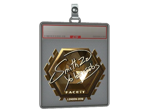 Klistermärkesfodral | SmithZz (Guld) | London 2018