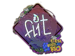 Klistermärke | FL1T (glitter) | Rio 2022
