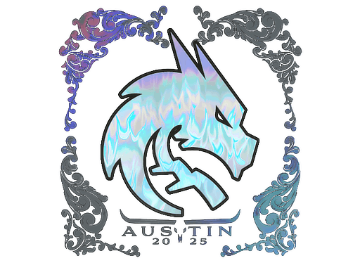Naklejka | Team Spirit (holograficzna) | Austin 2025
