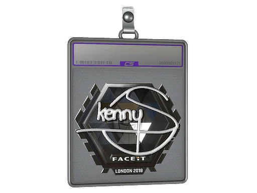Klistermärkesfodral | kennyS (Foil) | London 2018
