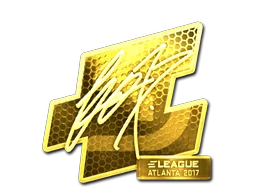 Klistermärke | fox (Guld) | Atlanta 2017