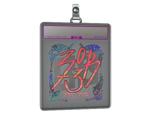 Klistermärkesfodral | zorte (holo) | Austin 2025