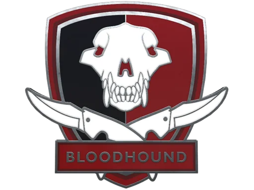 Anstecknadel: Bloodhound (Echt)