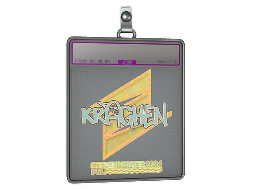 Placa de pegatinas | kraghen (holográfica) | Copenhague 2024