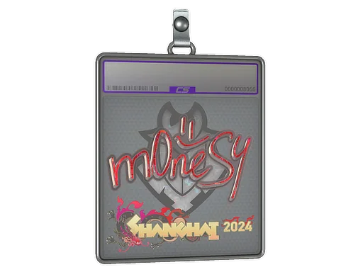 Klistermärkesfodral | m0NESY (glitter) | Shanghai 2024