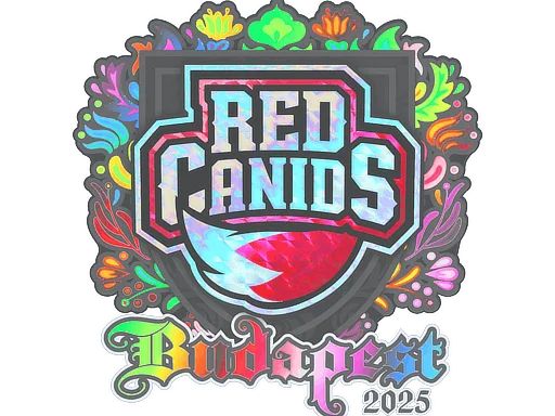 Klistermärke | RED Canids (holo) | Budapest 2025