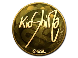 Aufkleber | kioShiMa (Gold) | Kattowitz 2019