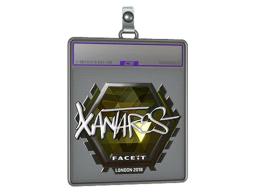 Placa de pegatinas | XANTARES (reflectante) | Londres 2018