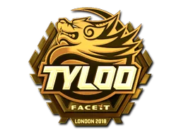 Aufkleber | Tyloo (Gold) | London 2018