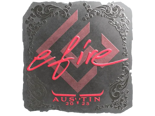 Aufkleber | efire (Glanz) | Austin 2025