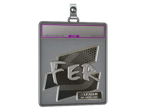 Placa de Adesivo | fer (Brilhante) | Atlanta 2017