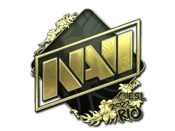 Klistermärke | Natus Vincere (guld) | Rio 2022