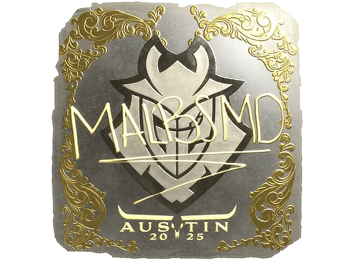 Adesivo | malbsMd (Dourado) | Austin 2025