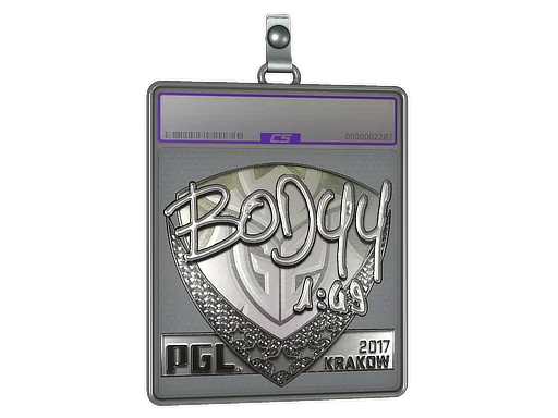Placa de pegatinas | bodyy (reflectante) | Cracovia 2017