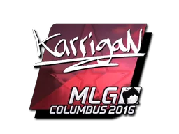 Naklejka | karrigan (foliowana) | MLG Columbus 2016