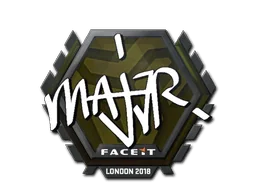 Pegatina | MAJ3R | Londres 2018