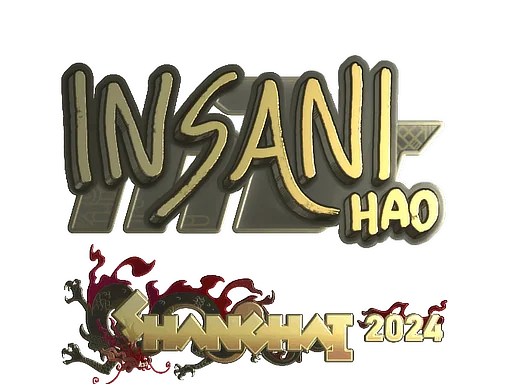 Aufkleber | insani (Gold) | Shanghai 2024