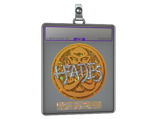 Placa de Adesivo | hades (Purpurinado) | Copenhague 2024