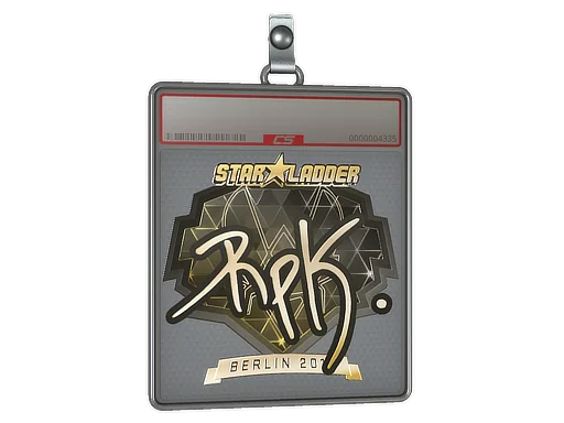 Aufkleberhülle | RpK (Gold) | Berlin 2019