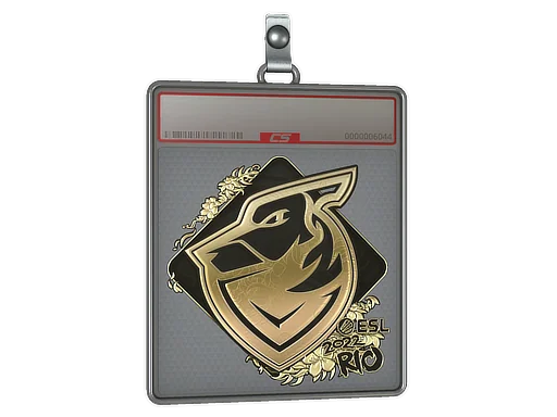 Placa de Adesivo | Grayhound Gaming (Dourado) | Rio 2022