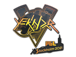 Naklejka | YEKINDAR (holograficzna) | Sztokholm 2021