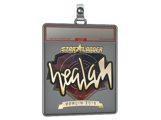 Aufkleberhülle | neaLaN (Gold) | Berlin 2019