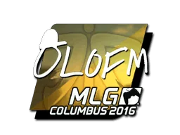 Adesivo | olofmeister (Brilhante) | MLG Columbus 2016