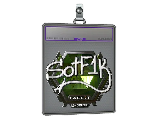 Klistermärkesfodral | S0tF1k (Foil) | London 2018