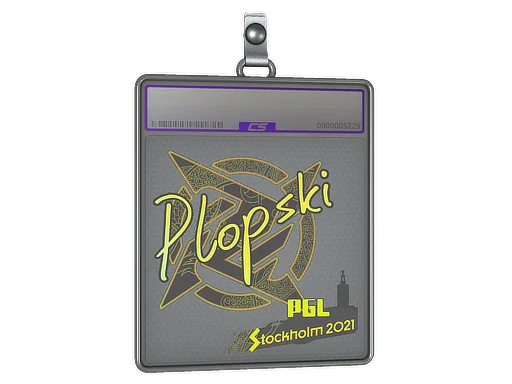 Pokrowiec na naklejkę | Plopski (holograficzna) | Sztokholm 2021