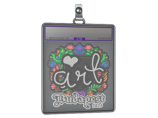 Sticker Slab | arT (Embroidered) | Budapest 2025