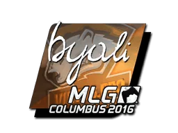 Naklejka | byali (foliowana) | MLG Columbus 2016