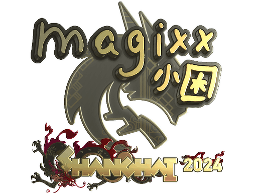 Klistermärke | magixx (guld) | Shanghai 2024