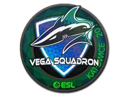 Klistermärke | Vega Squadron (Holo) | Katowice 2019