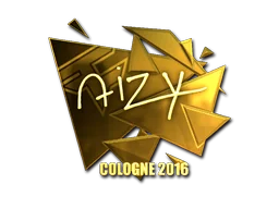 Klistermärke | aizy (Guld) | Cologne 2016