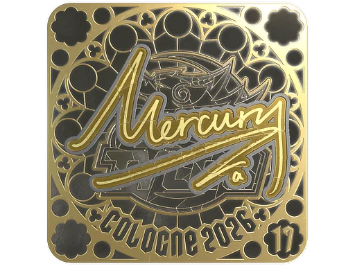 Naklejka | Mercury (złota, rankingowa) | Kolonia 2026
