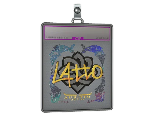 Klistermärkesfodral | latto (holo) | Austin 2025