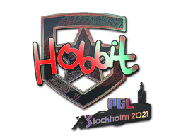 Naklejka | HObbit (holograficzna) | Sztokholm 2021