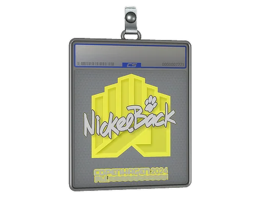 Placa de pegatinas | NickelBack | Copenhague 2024
