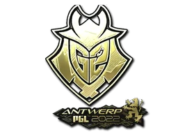Pegatina | G2 Esports (dorada) | Amberes 2022