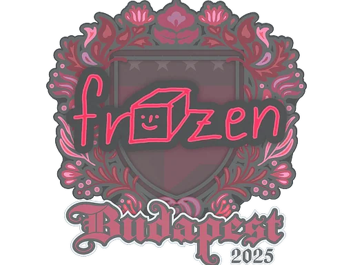 Klistermärke | frozen | Budapest 2025