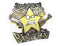 Versiegeltes Graffito | Shooting Star Return