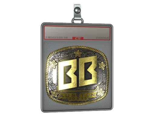 Placa de Adesivo | BetBoom (Dourado) | Austin 2025