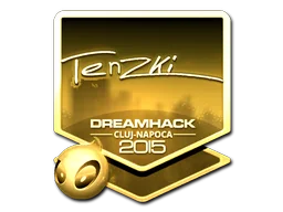 Adesivo | tenzki (Dourado) | Cluj-Napoca 2015