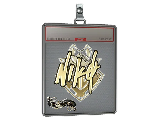 Aufkleberhülle | NiKo (Gold) | Paris 2023