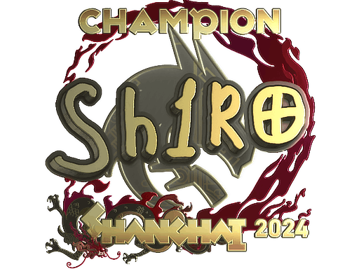 Aufkleber | sh1ro (Gold, Meister) | Shanghai 2024