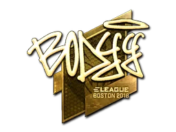 Adesivo | bodyy (Dourado) | Boston 2018