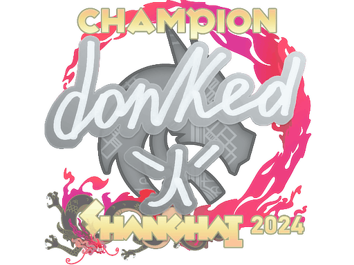 Adesivo | donk | Campeões do Xangai 2024