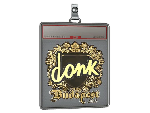 Aufkleberhülle | donk (Gold) | Budapest 2025